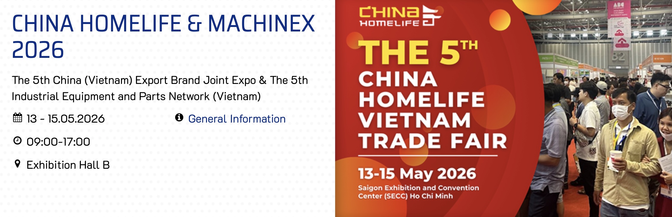 China Homelife and Machinex 2026