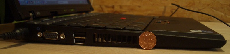 ganz dünnes Notebook